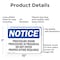 Signmission Procedure Room Procedure In Progress Do, 10 in W x Rectangle, Aluminum OS-2PACK-NS-A-710-L-17876 - alternate 4